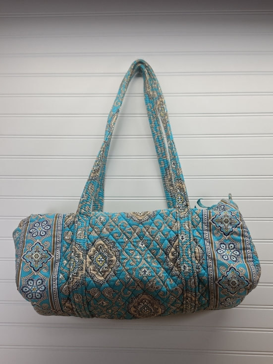 Vera Bradley Handbags - Vera Bradley Quilted Totally Turq Patterned Duffle Bag